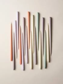 Dünne Stabkerzen Stoff Nagel, 6 Stück 5 Dünne Stabkerzen Stoff Nagel, 6 Stück – Bild 4