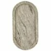 Bahne Deko-Tablett Oval Aus Marmor