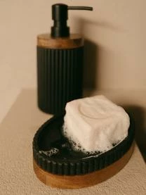 Andrea House Seifenspender Laura Mit Holz-Dekor 8 Andrea House Seifenspender Laura Mit Holz-Dekor – Bild 6