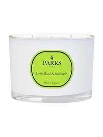 Parks London Dreidocht-Duftkerze Vintage Aromatherapy (Limette, Basilikum & Mandarin)
